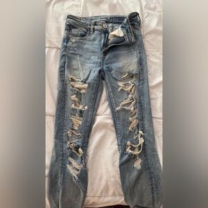 AE Ripped Skinny Jeans
